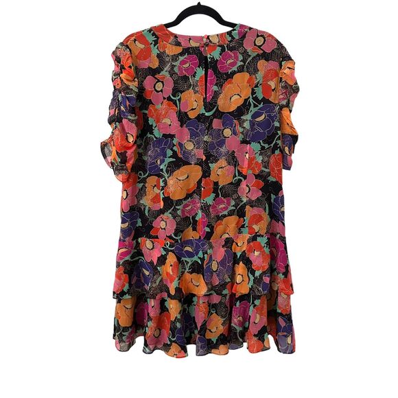 RIXO Dion Glittered Tiered Mini Dress Sz 3XL - Picture 3 of 5